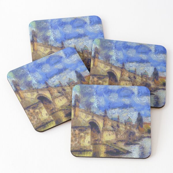 Item preview, Charles Bridge Van Gogh Style designed and sold by Londonimages.