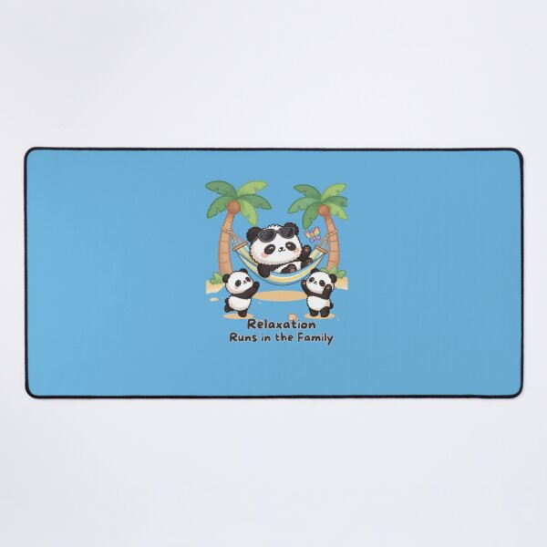Item preview, Relaxation Runs in the Family – Cute Panda Hammock Family Design designed and sold by BCapybara.
