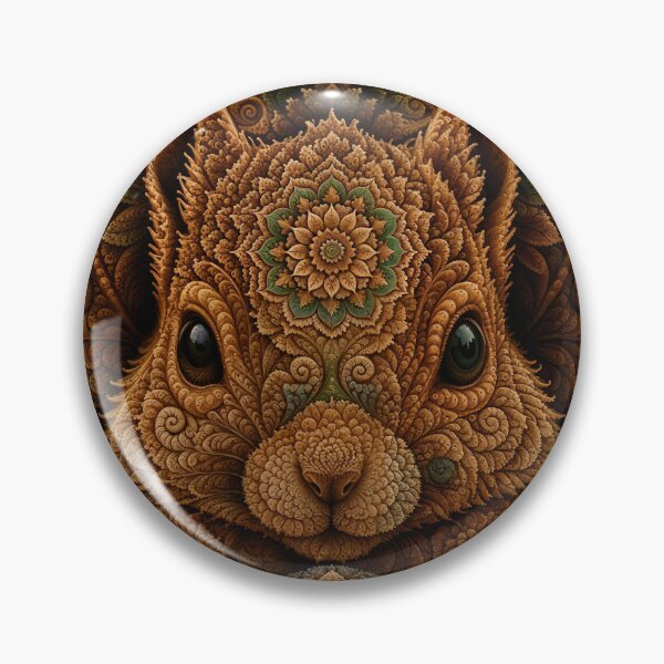 Item preview, Fractal Mandala Squirrel designed and sold by hyperbeast store.