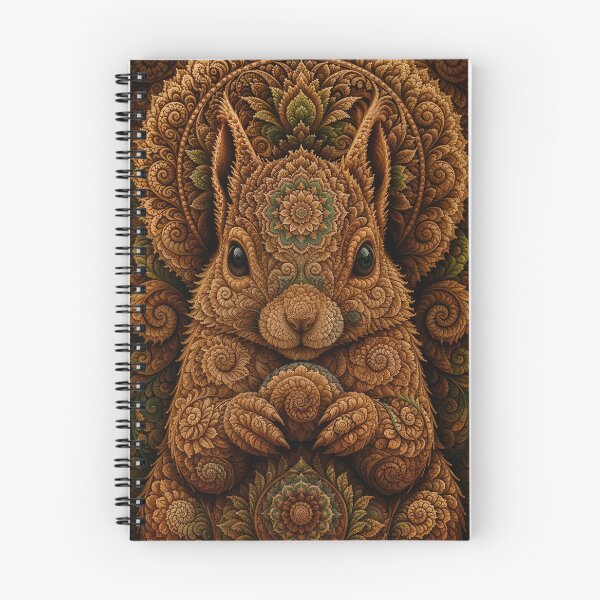 Item preview, Fractal Mandala Squirrel designed and sold by hyperbeast store.