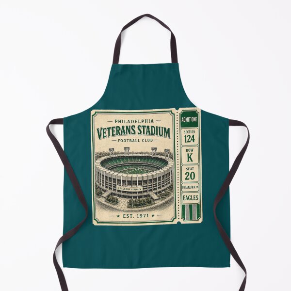 Item preview, Veterans Stadium Vintage Ticket, Philadelphia Retro Football Stadium designed and sold by GhostDawgs.