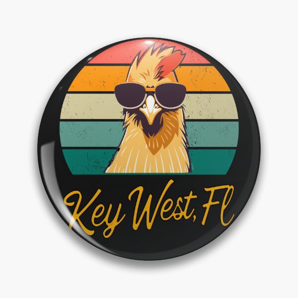 Item preview, Key West Rooster and Retro Sunset for family vacation in Florida  designed and sold by erozzz.