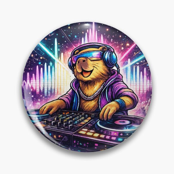 Item preview, House Music Capybara Beat Drop Vibes designed and sold by NovaMoodCo.