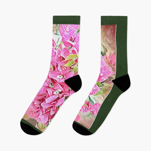 Item preview, Abstract Impressionist Pink Bougainvillea Digital Illustration designed and sold by BalkanBloom.