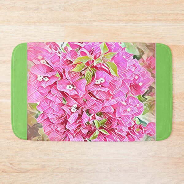 Item preview, Abstract Impressionist Pink Bougainvillea Digital Illustration designed and sold by BalkanBloom.