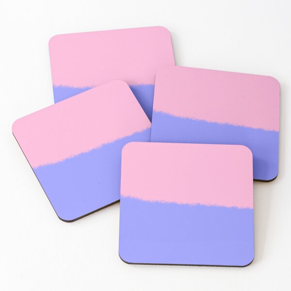 Item preview, Pink and Sky Blue Color Block Split designed and sold by pluielegere.