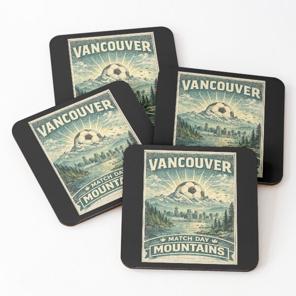 Item preview, Vancouver Match Day Mountains Retro Canada Shirt | Vintage Mountain Soccer Travel Design designed and sold by Globalcitytees.