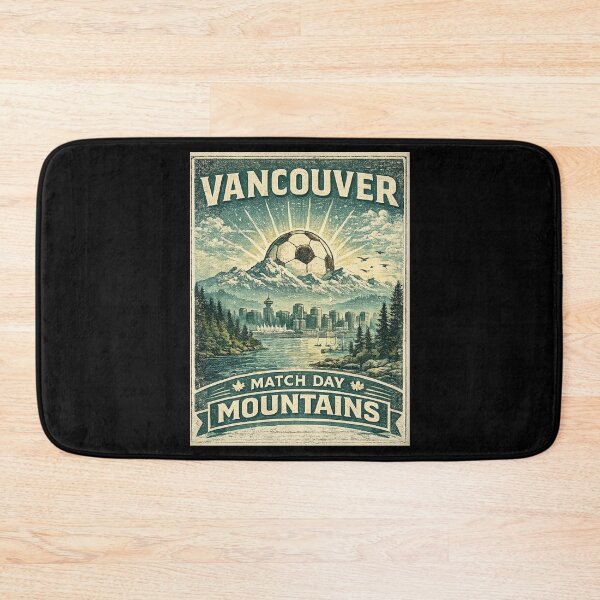 Item preview, Vancouver Match Day Mountains Retro Canada Shirt | Vintage Mountain Soccer Travel Design designed and sold by Globalcitytees.
