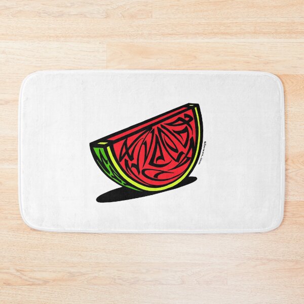 Item preview, Watermelon Modern Calligraphic ORNAMENT designed and sold by elmuna.