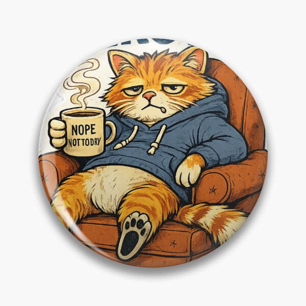 Item preview, Energy 1% Cat | Funny Introvert Low Battery Cat Meme designed and sold by Dada-arts.