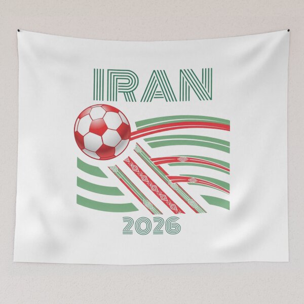 Item preview, Iran Soccer, Iranian Fan, Vintage Retro Football Gift, 2026 Game Day designed and sold by toongstudio.