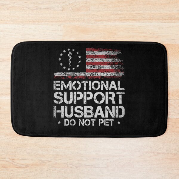 Item preview, Emotional Support Husband Do Not Pet Vintage designed and sold by charoen-design.