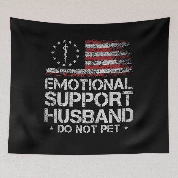 Item preview, Esposo de apoyo emocional No acaricien Vintage designed and sold by charoen-design.