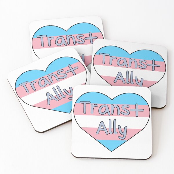 Item preview, Trans+ Ally Heart designed and sold by Robin-Doodles.