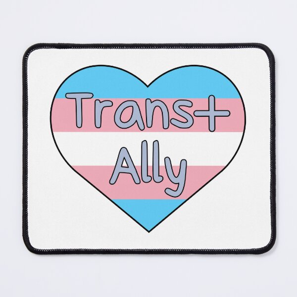 Item preview, Trans+ Ally Heart designed and sold by Robin-Doodles.