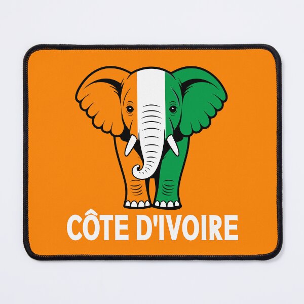 Item preview, Ivory Coast Elephant & Côte d’Ivoire Flag. Men, Women & Kids designed and sold by Colorfulman.