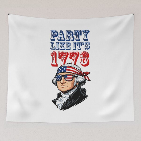 Item preview, Party Like it's 1776 designed and sold by pink-beagle.