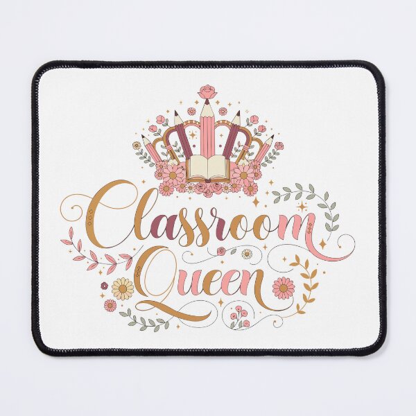 Item preview, Classroom Queen Floral Teacher Appreciation Design designed and sold by Nuvoro Gifts.