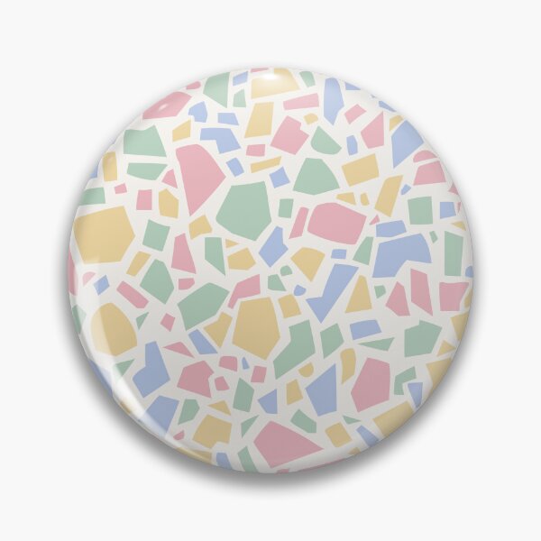 Item preview, Pastel Terrazzo Pattern | Pink Mint Yellow Seamless Mosaic Surface designed and sold by Dino-Lune.