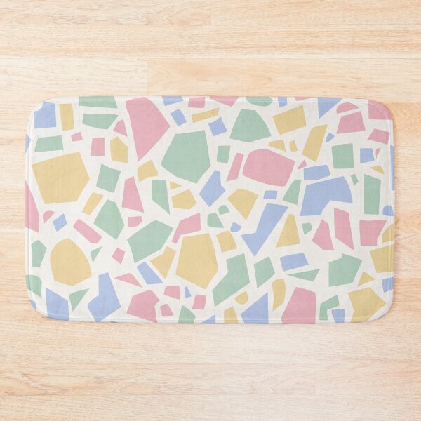 Item preview, Pastel Terrazzo Pattern | Pink Mint Yellow Seamless Mosaic Surface designed and sold by Dino-Lune.