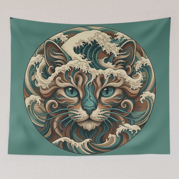 Item preview, Sea Cat designed and sold by Cathedral of Curiosity.