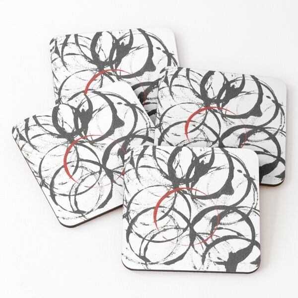 Artikelvorschau, Freundeskreis Geo Design Schwarz Weiß Rot entworfen und verkauft von BuckaBaby.