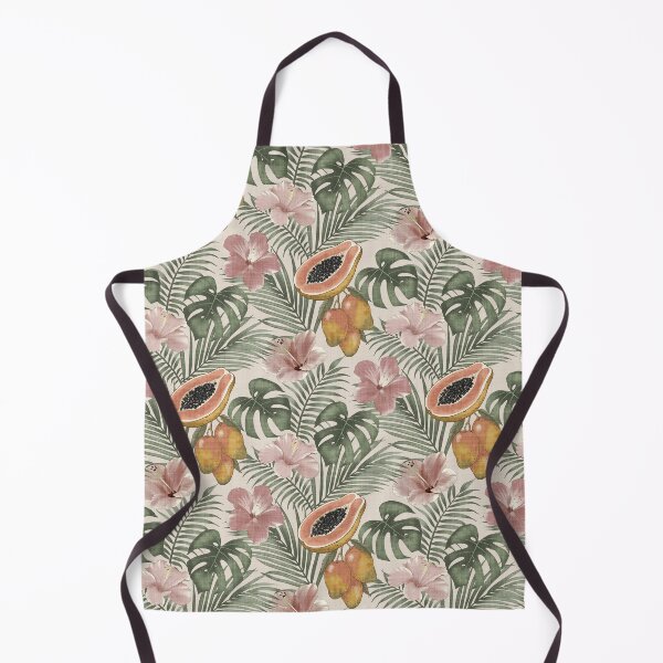 Item preview, Tropical Botanical Monstera Hibiscus Maximalist Garden designed and sold by chrisdembinski.