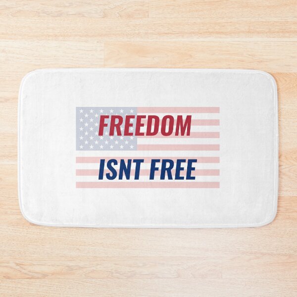 Item preview, FREEDOM ISNT FREE – American Flag Watermark Patriotic Tee | Uncle Jichuan designed and sold by Uncle-Jichuan.