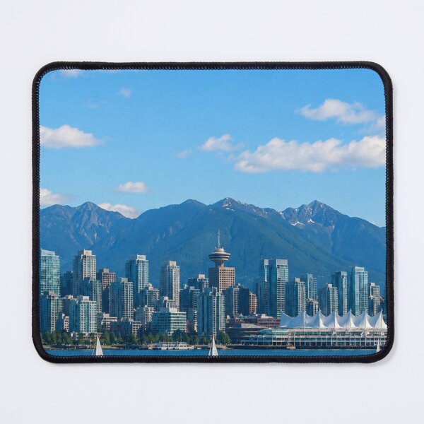 Item preview, Vancouver Cityscape Travel Poster designed and sold by greatlakesimage.