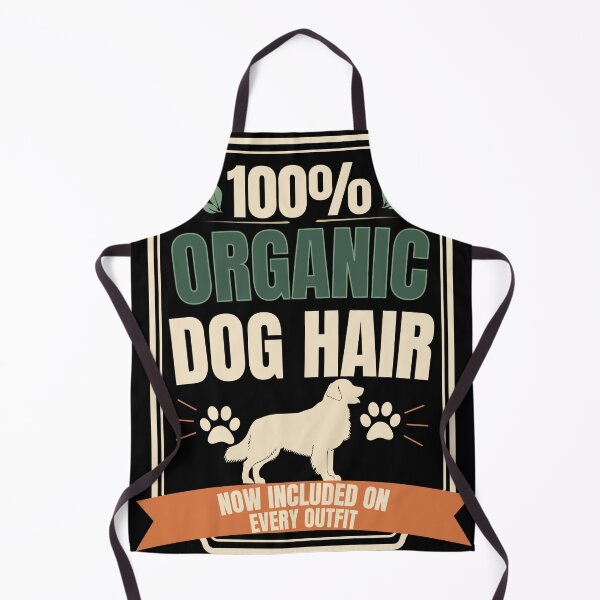 Item preview, 100% Organic Dog Hair Funny Dog Lover Vintage Label T-Shirt designed and sold by Uvclick.