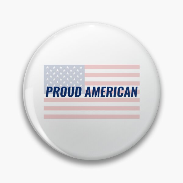 Item preview, PROUD AMERICAN – American Flag Watermark Patriotic Tee | Uncle Jichuan designed and sold by Uncle-Jichuan.