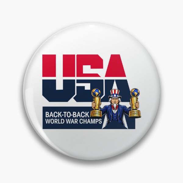 Item preview, USA: Back to Back World War Champs designed and sold by pink-beagle.