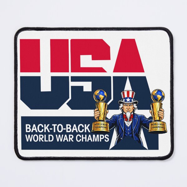 Item preview, USA: Back to Back World War Champs designed and sold by pink-beagle.