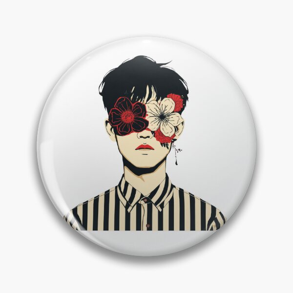 Item preview, Floral Mind Abstract Minimalist Portrait designed and sold by aminomen.