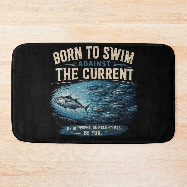Item preview, Born To Swim Against The Current designed and sold by layalistoresa.