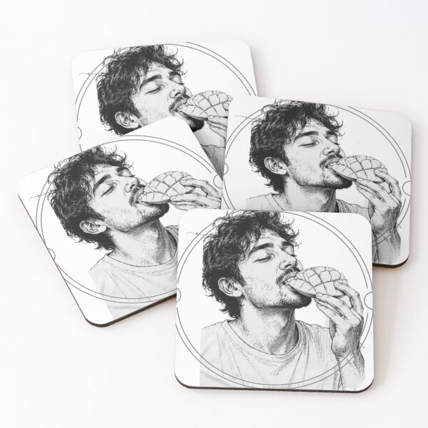 Item preview, mango eating person designed and sold by animeXgame001.