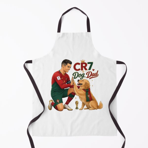 Item preview, CR7 Portugal with Golden Retriever Dog Dad Kawaii World Cup designed and sold by Ashley critters.