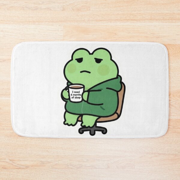 Item preview, I Need 6 Months of Sleep Frog | Funny Burnout Meme Frog Hoodie Design designed and sold by RandomWalker.