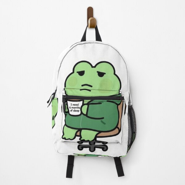 Item preview, I Need 6 Months of Sleep Frog | Funny Burnout Meme Frog Hoodie Design designed and sold by RandomWalker.