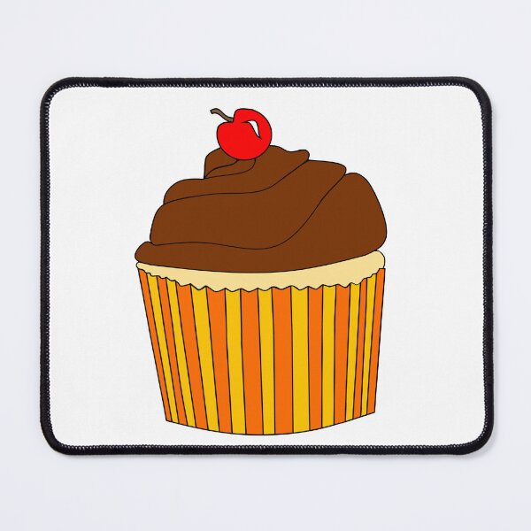 Item preview, Cute Chocolate Cupcake With Cherry On Top designed and sold by Sartoris Art.