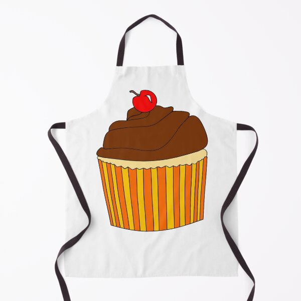Item preview, Cute Chocolate Cupcake With Cherry On Top designed and sold by Sartoris Art.