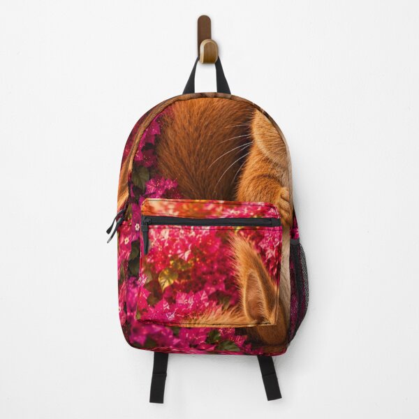 Item preview, Cute Squirrel Among Pink Bougainvillea designed and sold by Rohan132.