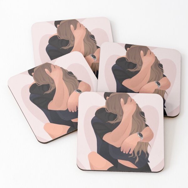 Item preview, Aesthetic Couple Embrace Art designed and sold by     Pink Chaos Club.