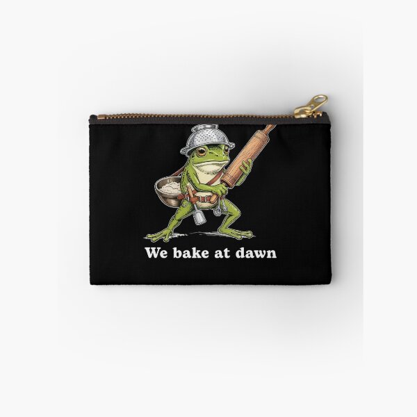 Item preview, We Bake at Dawn Funny Frog designed and sold by charoen-design.