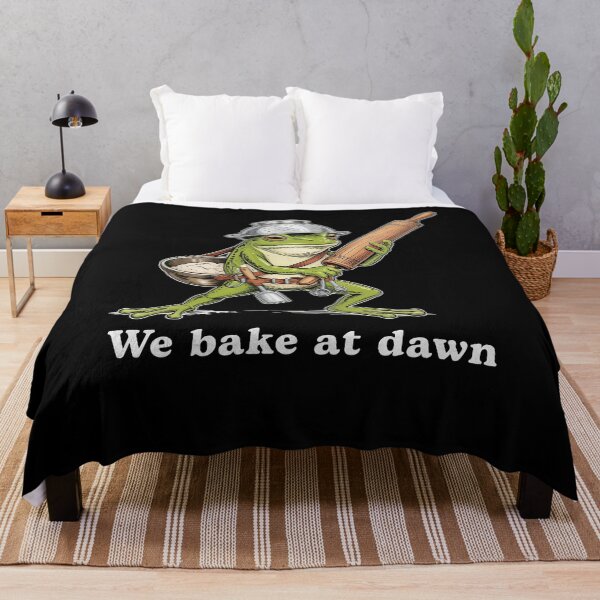 Item preview, We Bake at Dawn Funny Frog designed and sold by charoen-design.