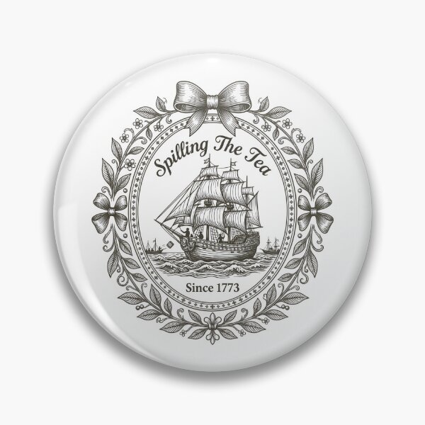 Item preview, Spilling The Tea Since 1773 T-Shirt Vintage Boston Tea Party History Pun Revolutionary War Humor designed and sold by CutOutIdols.