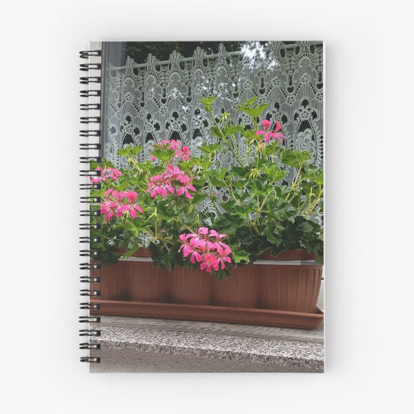 Item preview, Pink Flowers On Window Sill designed and sold by PhuongVoArt.