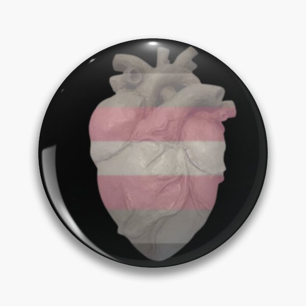 Item preview, demi girl heart pride sticker designed and sold by Meowmeow996.