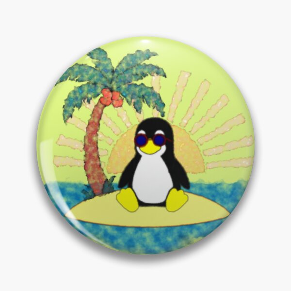 Item preview, Tux Paradise - Linux Island designed and sold by DefinedVoid.