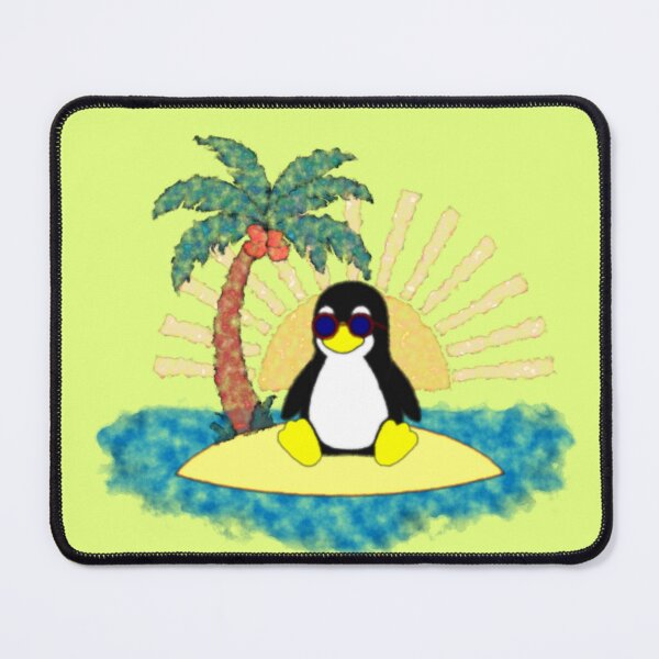 Item preview, Tux Paradise - Linux Island designed and sold by DefinedVoid.
